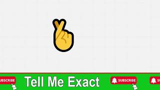 What is the name of this emoji 🤞 and where is it used?