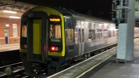 Class 159 + 158 Sprinter | 159005 + 159009 + 158890 | South Western Railway | Basingstoke | 22/01/22