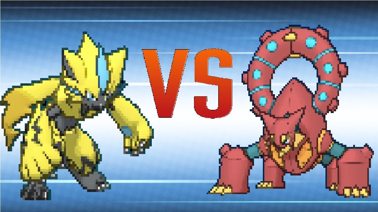 Pokemon Heatran & Volcanion vs Marshadow & Zeraora