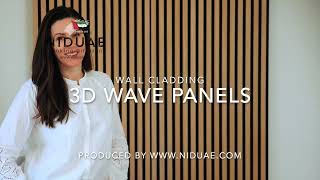 WALL CLADDING - ACOUSTIC PANELS - 3D WAVE PANELS