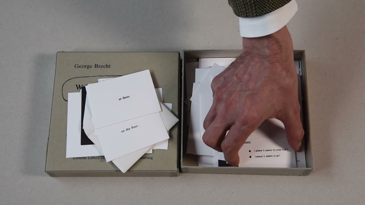 Le 26 du mois n°71 / George Brecht