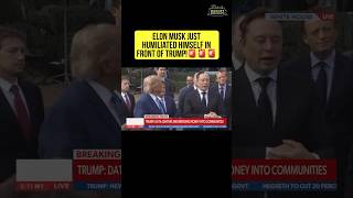 Information Musk EMBARRASSES Himself IN FRONT OF Trump!🚨 Guide