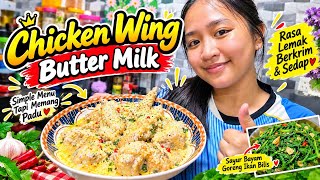 KAKAK UMANG'S BUTTERMILK CHICKEN 🍗 & STIR-FRIED SPINACH 🌿 DELICIOUS 😋