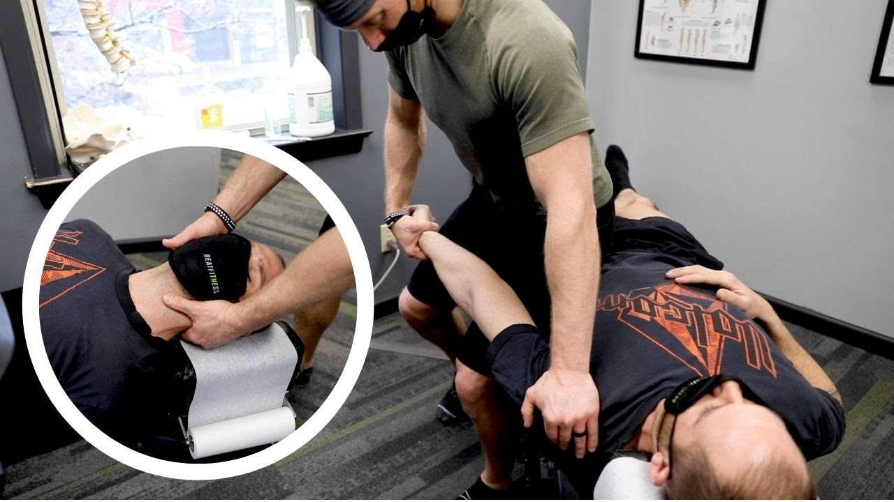 CHIRO ADJUSTMENT ON MOUNTAIN BIKE RIDER & BEAT FITNESS MEMBER YouTube