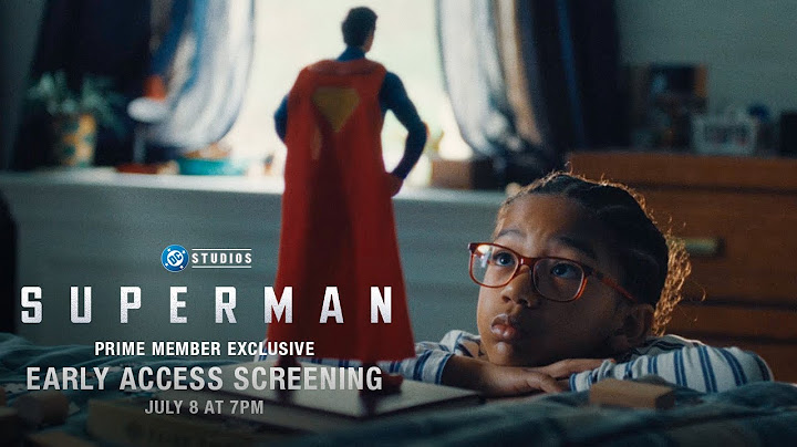 SUPERMAN | Amazon Prime Early Screening