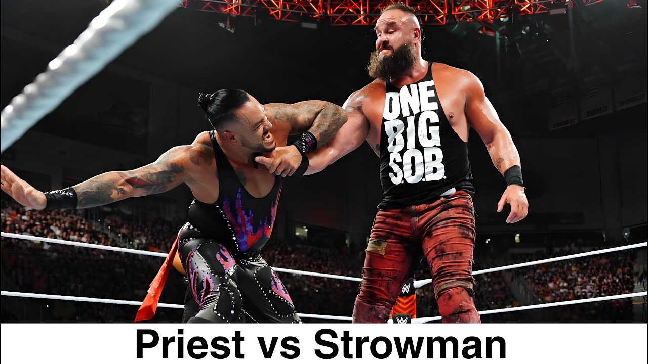 Damian Priest vs Braun Strowman: Darkness Over the Monster
