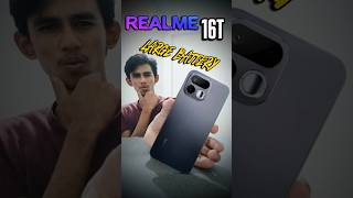 REALME 16T - রয়েছে ৮০০০ mAh এর large battery #shorts #smartphone