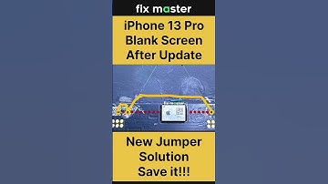 iPhone 13 Pro Black Screen Blank Screen Issue New Jumper Points Solution.