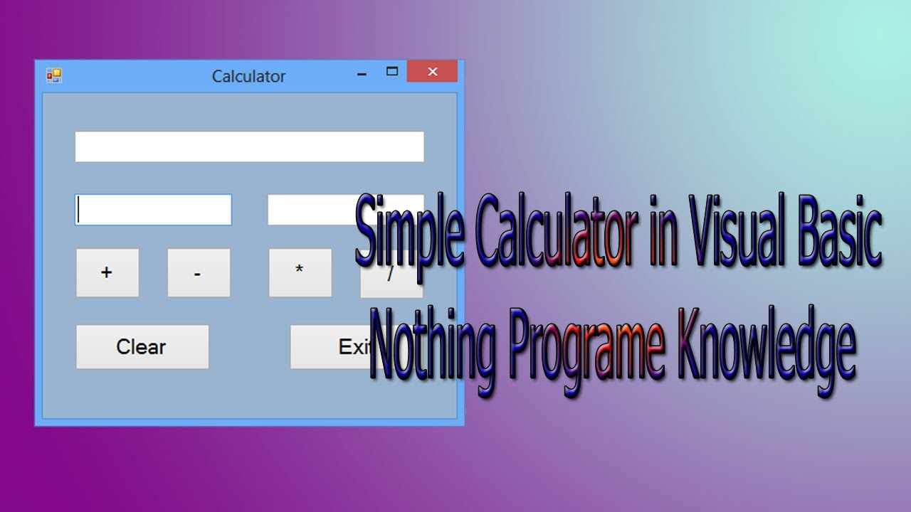 simple-calculator-in-visual-basic-youtube