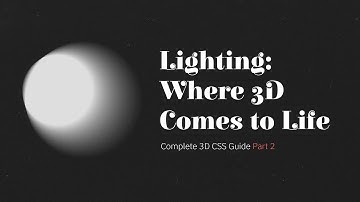 Where is the light? Complete 3D CSS Guide, Part 2