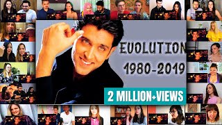 Foreigners React to HRITHIK ROSHAN EVOLUTION (1980-2019) | Mix Mashup Reaction