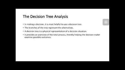 Decision analysis 2
