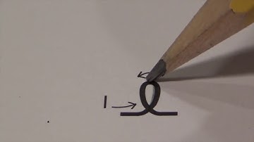 lower case e - Learn CURSIVE IN A MINUTE  (writing, penmanship) Quick Cursive