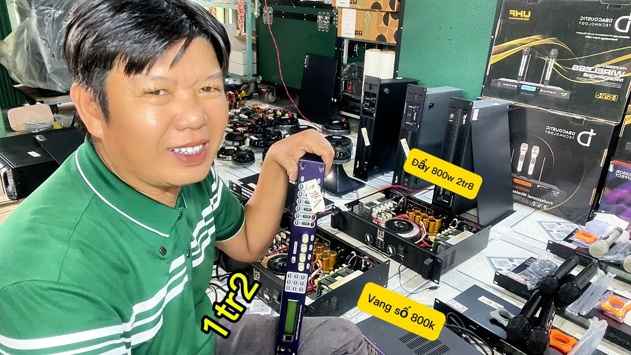 Mới về hai dàn nhạc sống anh em ơi giá 800K 1 vang số x6 và 1tr2 và còn nhiều thiết bị khác giá rẻ 