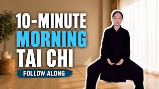 10-Minute Morning Tai Chi | Beginner Follow Along | Gentle Warm Up & Breathing