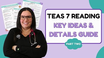 2025 ATI TEAS 7 Reading Key Ideas and Details Study Guide Part Two (Practice Questions with Answers)
