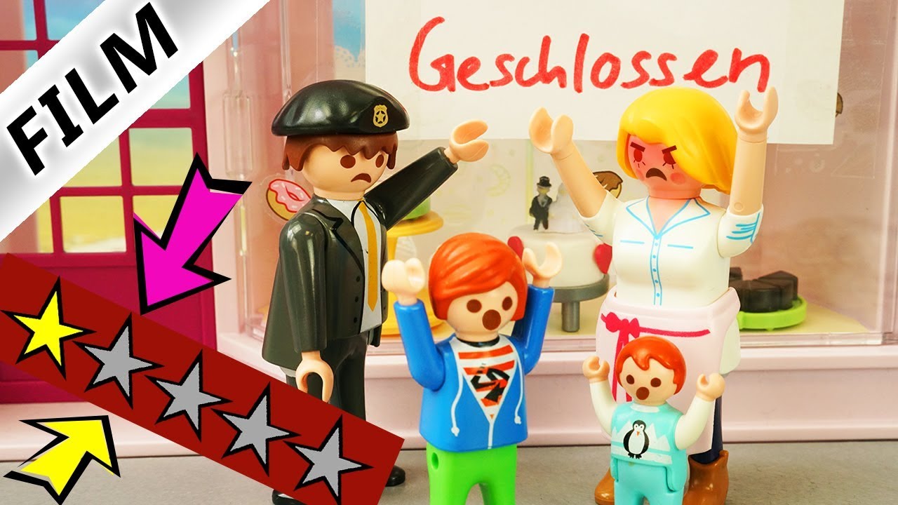 Playmobil Film deutsch CLAUDIAS CAFE SCHLIESST WEGEN NEGATIVER BEWERTUNG Kinderfilm Familie Vogel