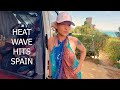 CHANGE OF PLANS! - SURVIVING THE HEATWAVE IN SPAIN  - (VAN LIFE EUROPE)