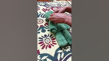 Beautiful Towel Design || Wedding Tatto Decoration || #shots #towelart