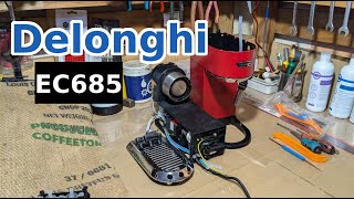 картинка: Разобрать кофеварку Delonghi EC685