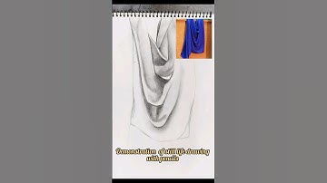 still life drapery drawing demo class#art #drapery #celebration #education # #demo #drawing #pencil