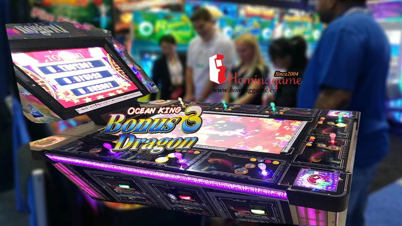 Ocean King 3 Bonus Dragon Fishing Game Machine(sales@hominggame.com)