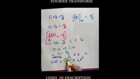 Find fourier cosine transform f(x)=1/(1+x^2) and sine transform g(x)=x/(1+x^2) Fourier transform-VI