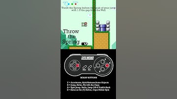 Mario Kaizo Tips - Torpedo Ted and Spring Jump Trick | #tips #videospel #mario