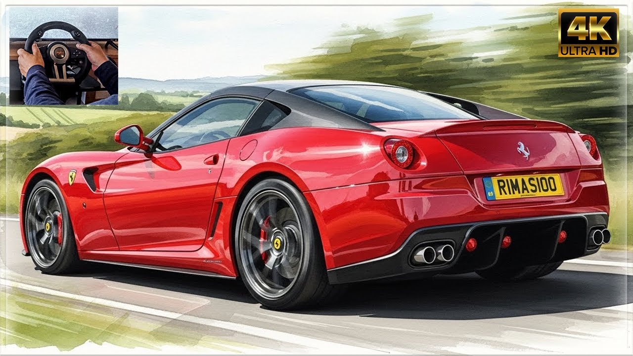 Ferrari 599XX 990hp : Forza Horizon 4 | Steering wheel Gameplay