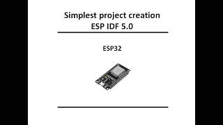 ESP IDF project creation