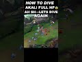 HOW TO DIVE AKALI WITH ILLAOI TOP #illaoi #leagueoflegends #toplane #gaming#lol#lolshorts#outplayed