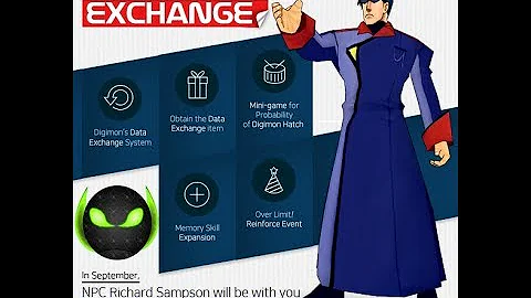 DIGIMON MASTER ONLINE " DATA EXCHANGE SYSTEM " 2017