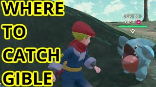 Where To Catch Gible In Pokemon Legends Arceus - Where To Get Gible In Pokemon Legends Arceus