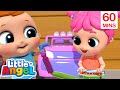 Car Wash Song | Little Angel  | Moonbug Kids - Cartoons & Toys