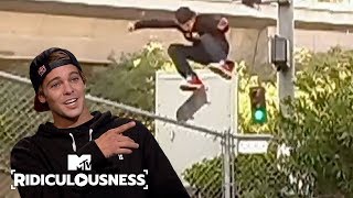 One of Ryan Sheckler's Gnarliest Tricks Ever | Ridiculousness