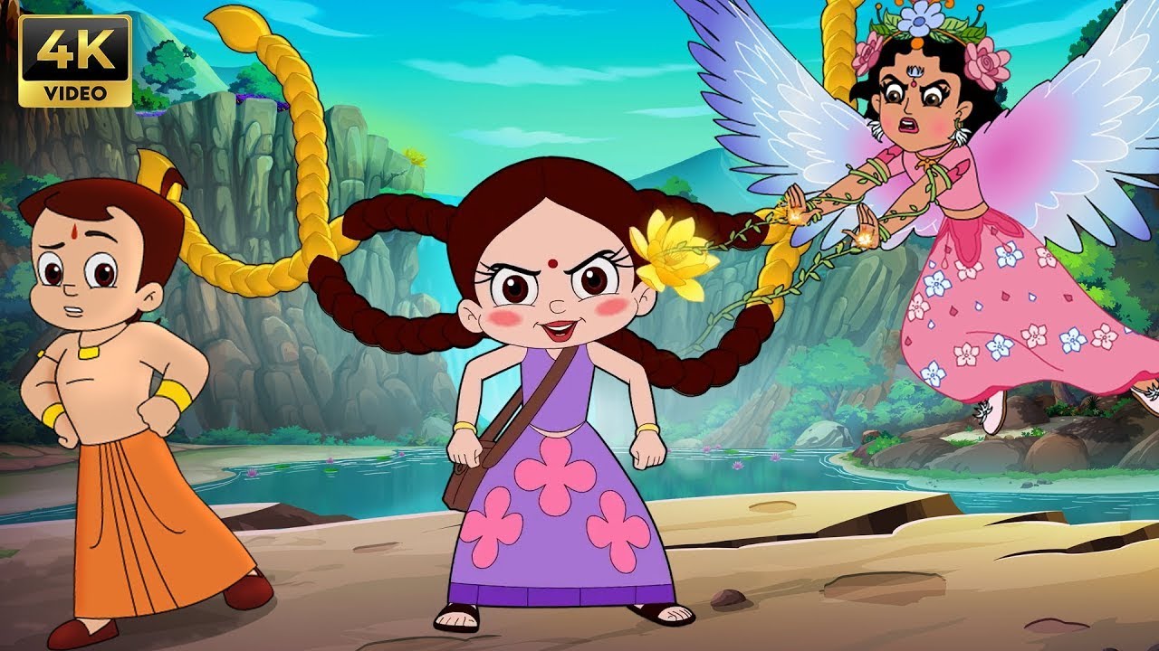 Chutki Ki Jadui Choti | 4k Cartoons Video for kids | Chhota Bheem Moral ...