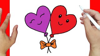 dibujos del dia del amor y la amistad Dibujos faciles