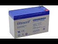 Ultracell UL7-12 12V 7Ah zselés akkumulátor