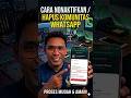 Cara Nonaktifkan/Hapus Komunitas Secara Permanen Di Whatssap