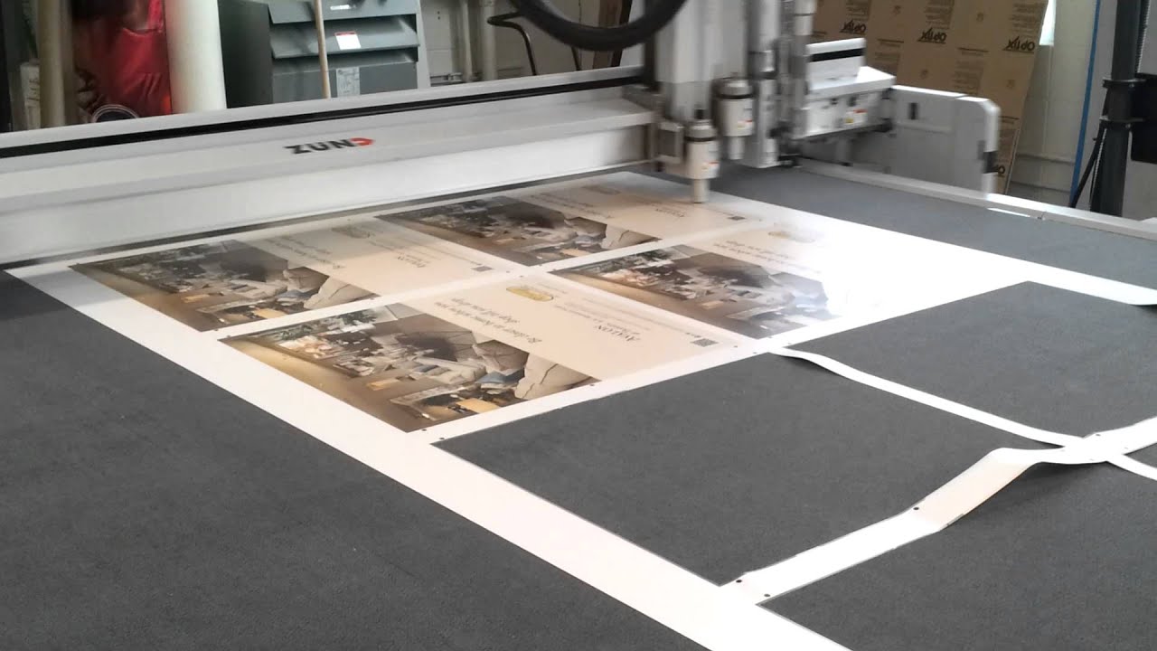 Artisan Colour Zund G3 Router Roll Module Cutting - YouTube