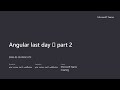 🚀 Angular 21 Tutorial in Arabic for Beginners | Angular Last Lecture part 2