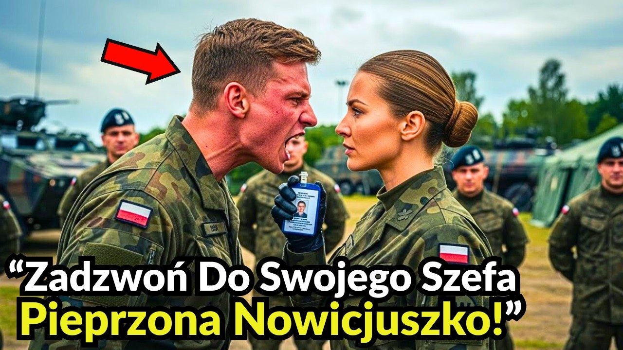 Kto tu dowodzi?” warknął oficer. Ona tylko się uśmiechnęła i odpowiedziała: „Patrzysz na dowódcę
