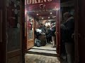 Fans outside and inside of bars in Lyon for the World Cup football semifinals