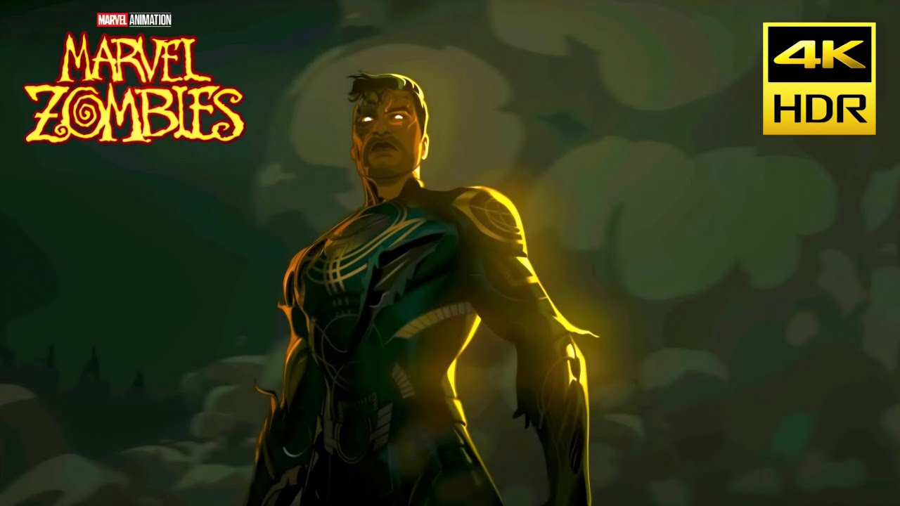 Zombie Captain Marvel Vs Ikaris Fight Scene 4K | Marvel Zombies Series Clip 