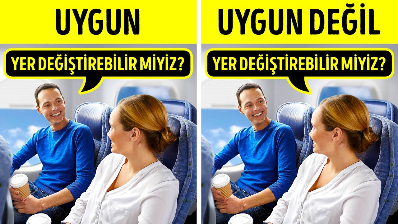 Uçakta Koltuğunuza Bağlı Olarak Yapmanız ve Yapmamanız Gerekenler