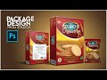 Product Package Design from Scratch (Crunchy Digestive Biscuit ) | Photoshop Tutorial