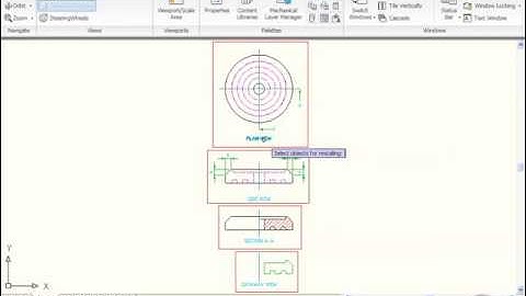 Autocad Mechanical: Viewport Scale Areas