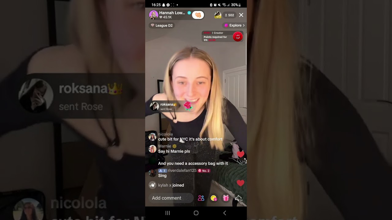 09.03.24 - Hannah Lowther Tiktok Live