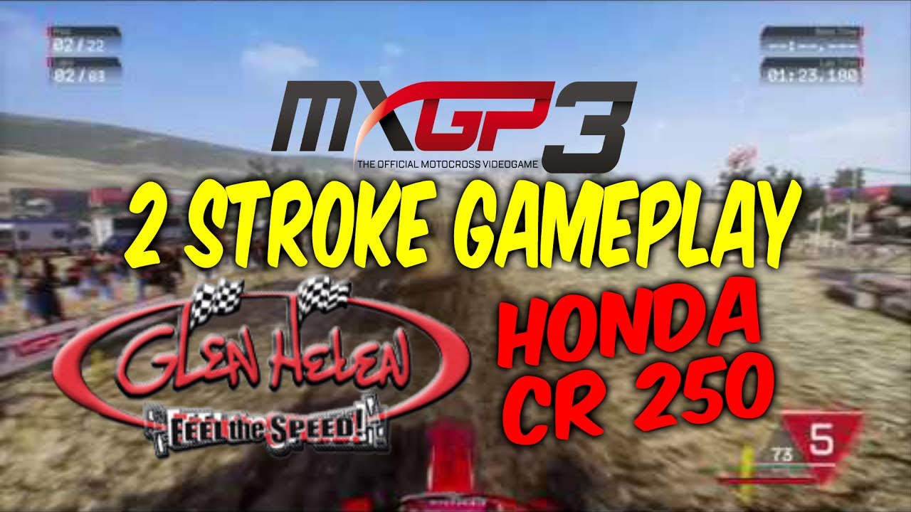 MXGP 3 2 stroke gameplay.Honda CR 250.