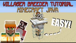 Villager Breeder TUTORIAL Minecraft Java 1.20